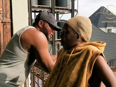 Afrikanisch, Schwarz, Hd, Selbstgemacht, Massage, Nackt, Zierlich, Titten