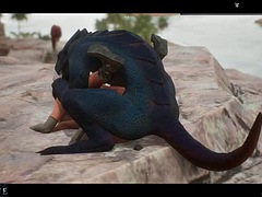 3d, デカパイ, フェラチオ, 目瞪口呆, ハードコア, 淫乱熟女, 公共, 三人