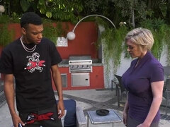 Anal, Verga grande, Rubia, Mamada, Madura, Anal maduro, Pantaletas, Coño