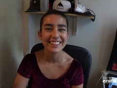 Four Sexy Lesbian Friends Take A Ride On The Fucking Machine