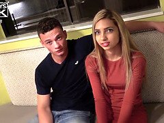 Amateur, Grosse bite, Blonde, Sucer une bite, Hd, Petite femme, Timide, Nénés