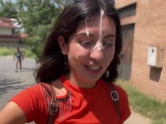 Brunette brune, Dingue, Faciale, Fétiche, De plein air, Pov, Public, Russe