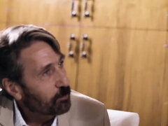 Blonde, Sucer une bite, Tir de sperme, Fille, Queue, Hard, Rugueux, Nénés