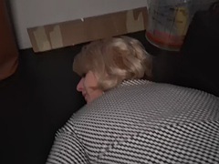 Public blonde nympho slut drilled with big ass in her room