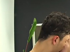 Amateur Spanish twink fucks BFs ass till cumshot at home