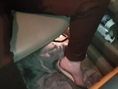 Amateur, Blonde, Voiture, Fétiche, Jeans, Pisser, Public, Mouillée