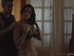 Tight-bodied babes boned from behind in doggy vids