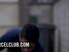 In den arsch, Grosse titten, Braunhaarige, Doppelpenetration, Flotter vierer, Französisch, Gruppe, Hd