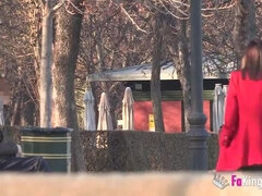 Hi, good man, I'm just divorced and I fuck anything. Care if I suck your cock right here in the park?