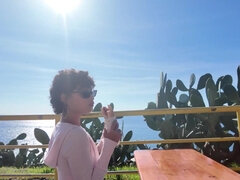 Lilith Baph - Sun Beach Intercourse in 4K - Public