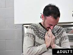 ADULT TIME - Crying Humiliated Cuckold Man Watches Nympho Wife Cherry Kiss Fuck The Doctor