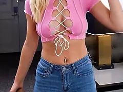 Arsch, Blondine, Blasen, Spermaladung, Hd, Masturbation, Spielzeuge, Vibrator