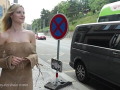 Arsch, Kleid, Erotisch, Im freien, Öffentlich, Solo, Titten, Nass