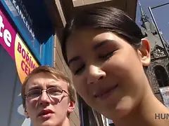 Enthousiasteling, Stel, Man die toekijkt, Klein, Gezichtspunt, Openbaar, Tiener, Vrouw