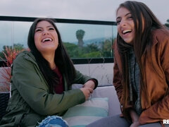 Aziatisch, Grote kont, Blond, Brillen, Keuken, Likken, Doordringend, Speelgoed