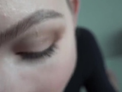 素人, お尻, フェラチオ, 手コキする, Hd, ナイロン, 穴開きパンティ, 驚き