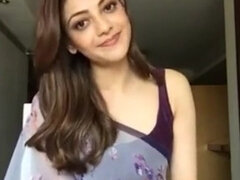 Indulge in Kajal Aggarwal's raw Indian charm with a sensual intimate reveal