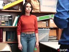 Coulisses, Sucer une bite, Attrapée, Domination, Hd, Bureau, Réalité, Adolescente