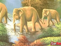 ブロンド, 口内発射, 顔射, 毛深い, 異人種間, ヌード, 叫ぶ, シャワー