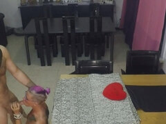 Gros clito, Grosse bite, Dingue, Tir de sperme, Fait maison, Masturbation, Chatte, Nénés