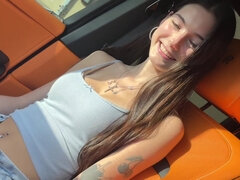 Auto, Bedriegen, Sperma, Hondjeshouding, Hd, Gezichtspunt, Openbaar, Tiener