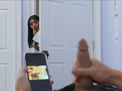 Juicy Oliver Flynn with big tits rides a stallion