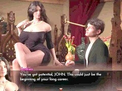 Dinner with a super hot mature cougar in The Genesis Order episode featuring Dirty Gamesxxx