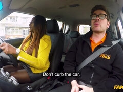 Ebony Jai James Finds It Harder 1 - Fake Driving School