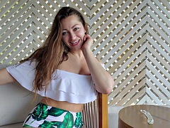 素人, 茶髪の, ディルド, ハードコア, キス, オナニー, 一人, オッパイの