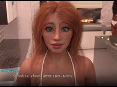 Blonde big boobs, pc gameplay, hot redhead