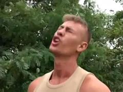 Enthousiasteling, Grote lul, Grote mammen, Pijpbeurt, Homo, Hardcore, Rijpe lesbienne, Roodharige vrouw