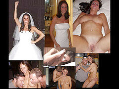 bride wedding sundress before during after compilation wifey point of view