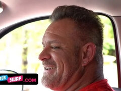 Auto, Sperma in gezicht, Groepseks, Hd, Orgie, Taboe, Tiener