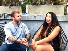 フェラチオ, 大学生, ラティーナ, メキシコ人, 乳首, タトゥー