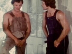 Grosser schwanz, Blasen, Spermaladung, Europäisch, Vintage