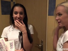 Anaal, Blond, Bruinharig, Sperma shot, Groep, Gezichtspunt, Openbaar, Swinger