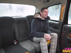 Redhead MILF Cherry Candle in Female Fake Taxi