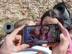 Sucer une bite, 2 femmes 1 homme, Léchez, De plein air, Pov, Plan cul à trois