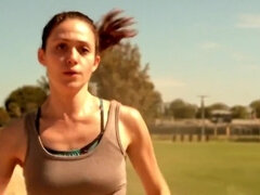 Kont, Rondborstig, Beroemdheid, Schattig, Diep in de keel, Natuurlijk, Orgasme, Tieten likken