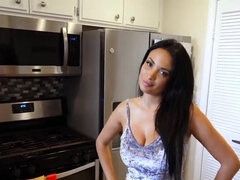 美女, デカチン, フェラチオ, 巨乳な, 手コキする, ハードコア, 下着, 淫乱熟女