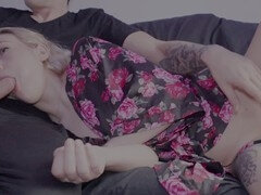 18, ベッドルーム, カップル, 陵辱, 小柄, オマンコ, ストッキング, オッパイの