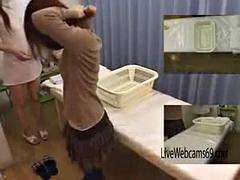 Fetisch, Japanische massage, Lesbisch, Massage