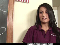 InnocentHigh- Lexi Diamond Offers super-hot instructor A massage