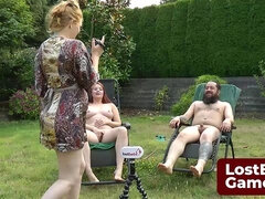 Gros seins, 2 femmes 1 homme, Jeux, Groupe, Hd, Masturbation, De plein air, Plan cul à trois