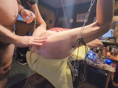 Anal, Cul à la bouche, Bondage, Electricité, Latex, Chatte, Esclave, Pute