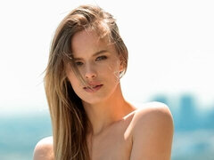 Sensual teen in black lingerie Jillian Janson adores morning sex