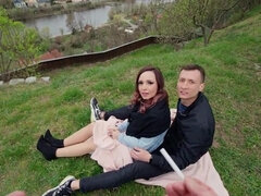 Big breasted redhead is going to get drilled deeper