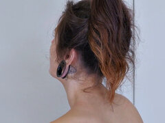 フェラチオ, ボンデージ, イマラチオ, ガリガリ, スパンキング, タトゥー, オッパイの, おもちゃ