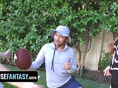 Coachmotivates players with some pep talk & some hot pussy play - Free Use Fantasy