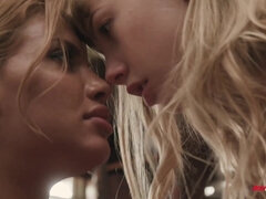 お尻, ブロンド, 気狂い, レズビアン, オマンコ, ヤリマン, オッパイの, 濡れ